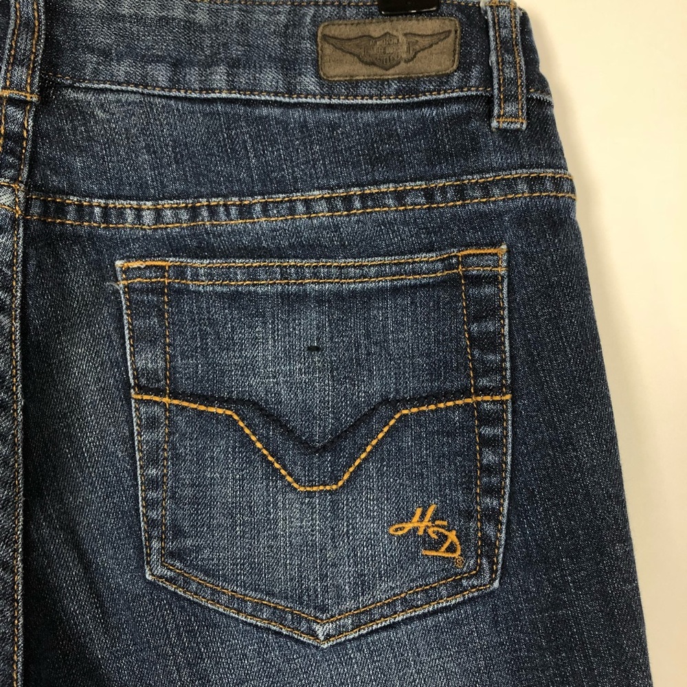 Harley Davidson Boot Cut Jeans 8 Petite